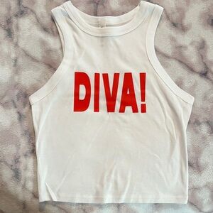 Role Model “Diva” Bella Canvas White Tank Top